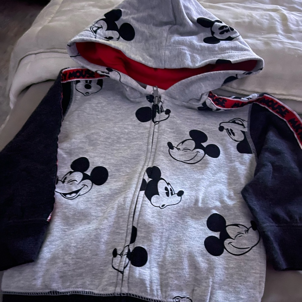 Unisex Mickey Mouse zipper hoodie